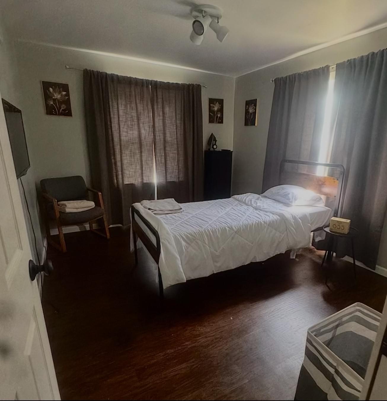 Private bedroom with natural light